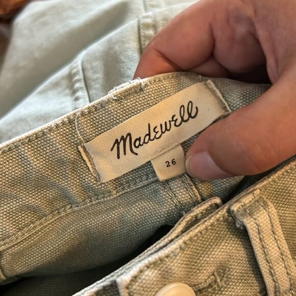 Madewell Denim Emmett Mint Sage Skirt, size 26 - Picture 10 of 10